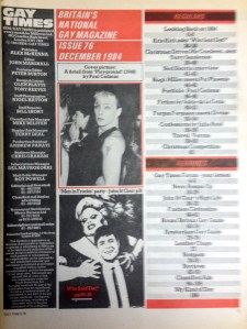 Gay Times 1984